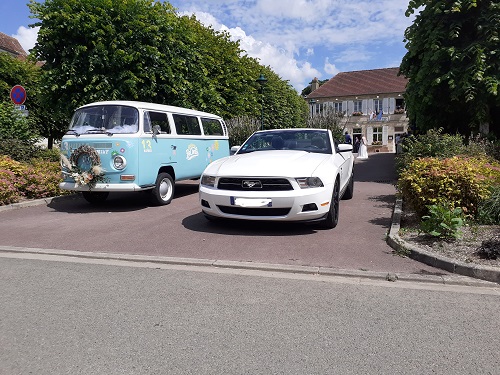 mariage mustang cabriolet de 2010